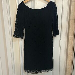 Lilly Pulitzer Black Lace Dress